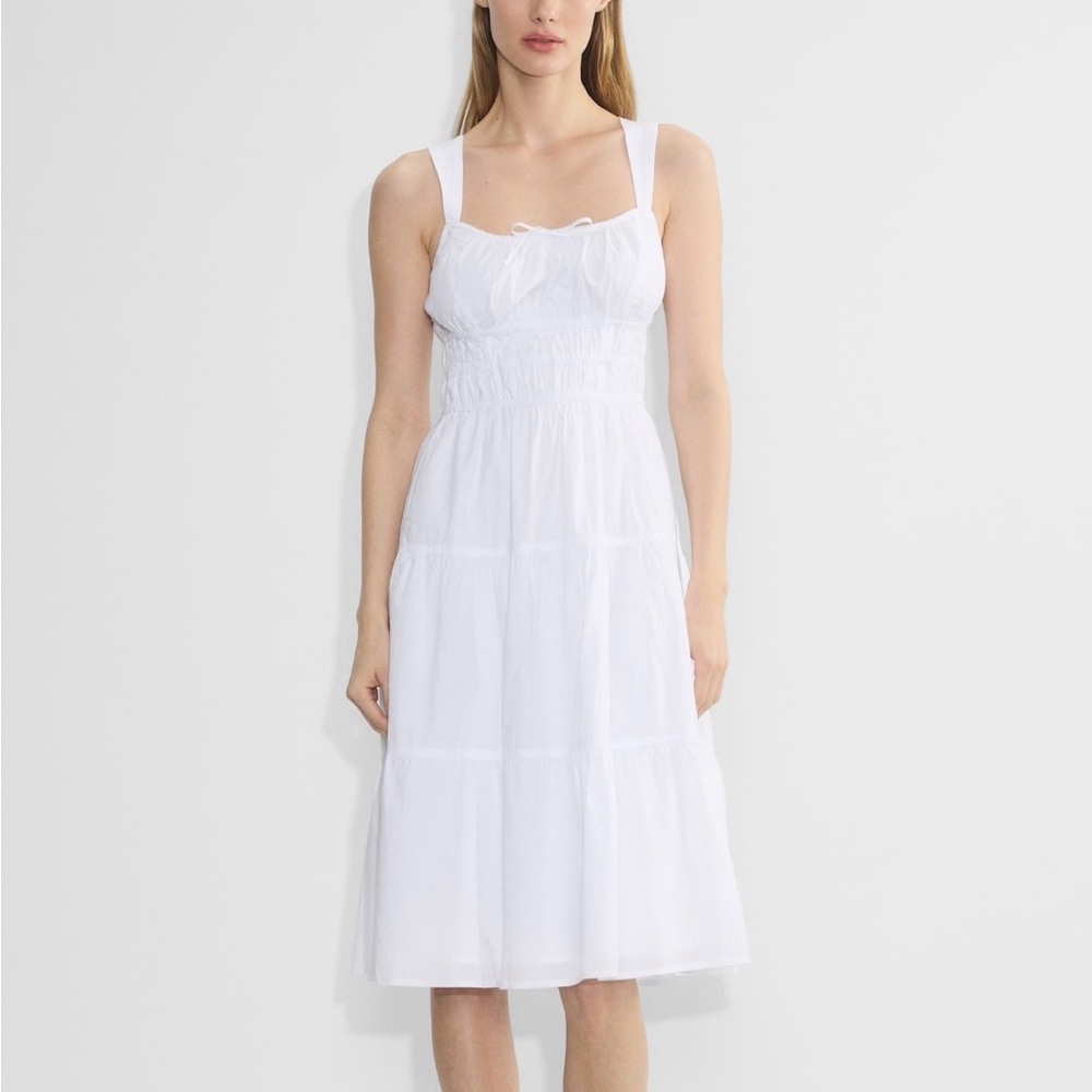 Aritzia Martine Poplin Midi Dress